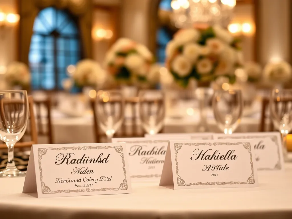 Winietki na ślub – eleganckie detale na Twój Wielki Dzień