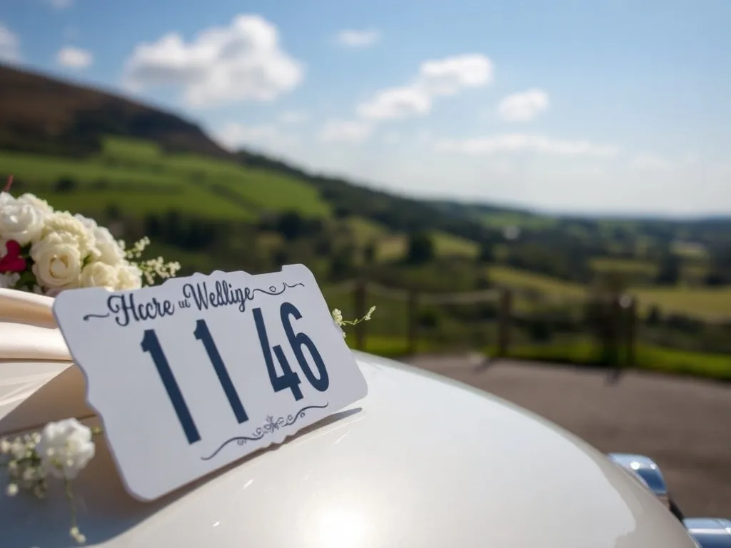 Tablice rejestracyjne na ślub – jak wybrać idealną dekorację?