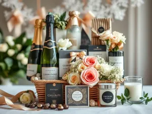 Kosz prezentowy na ślub – eleganckie pomysły na upominki