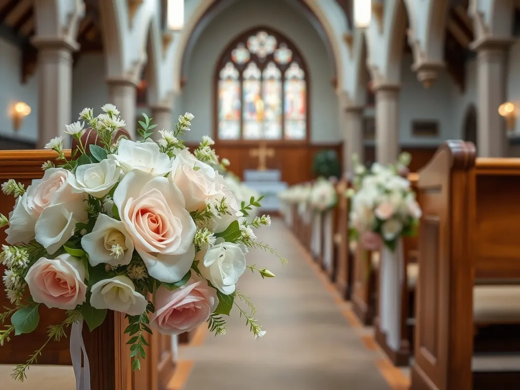 Dekoracja ławek w kościele na ślub – pomysły i inspiracje