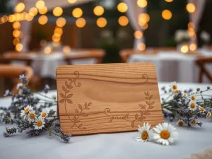 Drewniana kartka na ślub – oryginalny pomysł na zaproszenie