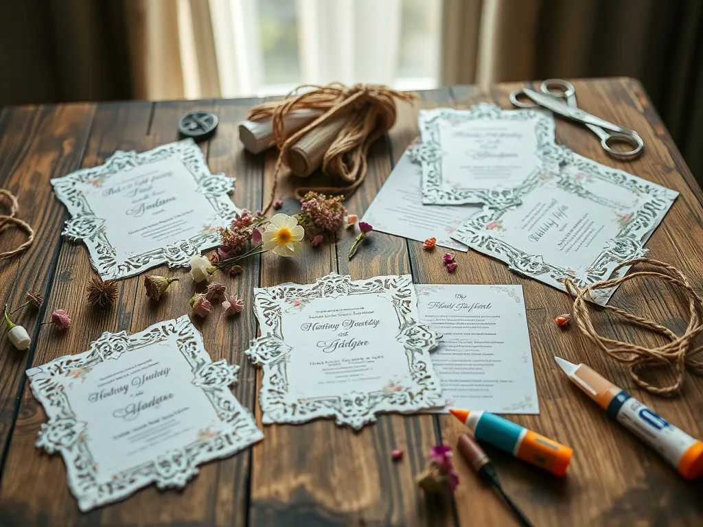 Kartki na ślub ręcznie robione – jak stworzyć wyjątkowe zaproszenia?