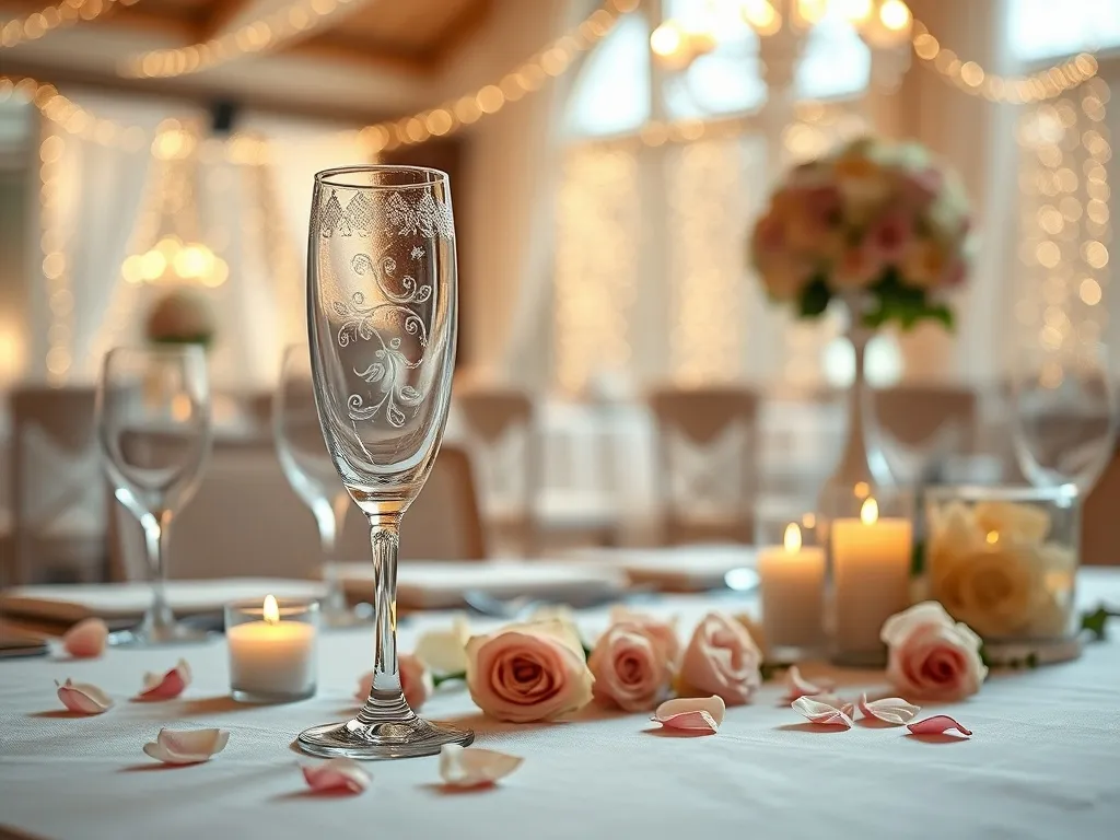 Kieliszki z grawerem na ślub – idealny prezent dla nowożeńców