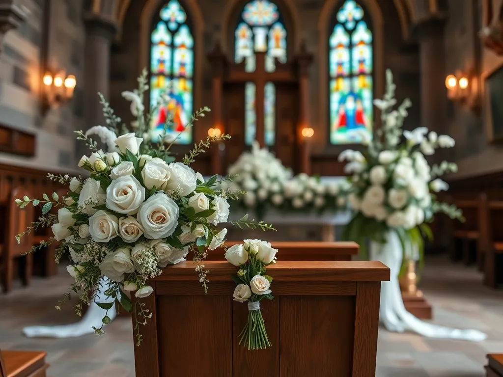 Skromna dekoracja kościoła na ślub – pomysły i inspiracje