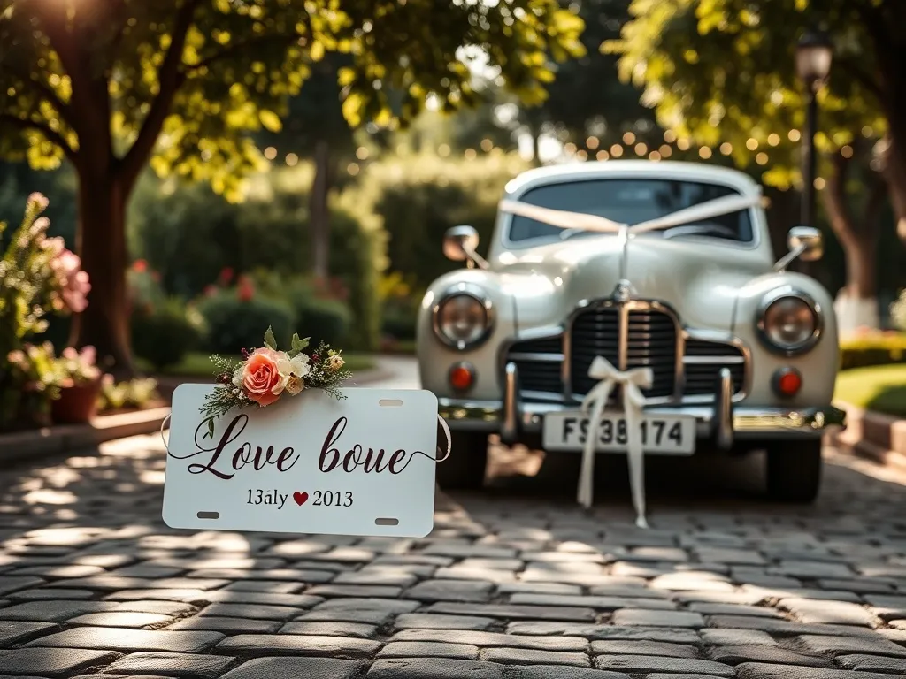 Tablice rejestracyjne na ślub – jak je wybrać i zamówić?