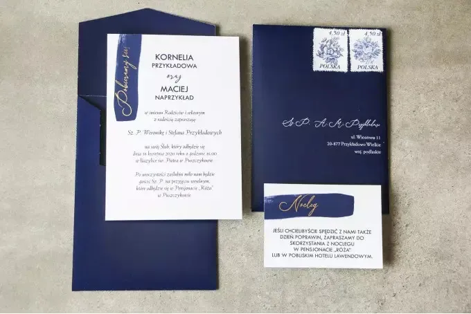 zaproszenia ślub